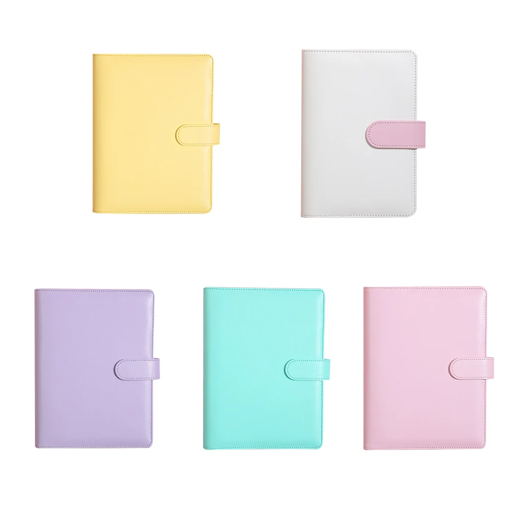 

A5 PU Leather Planner Detachable Cover Budget Loose-leaf Binder Money Saving