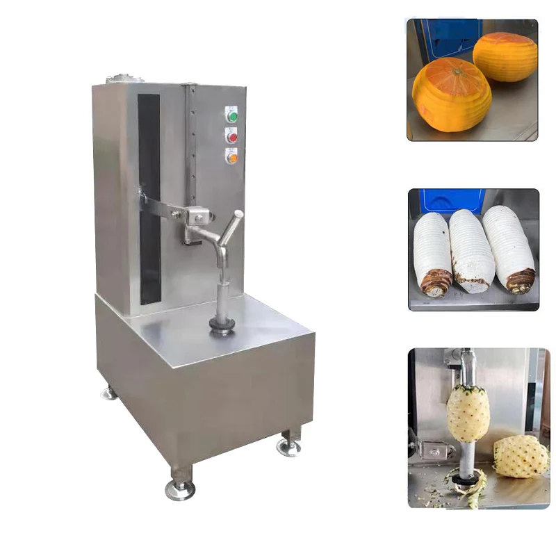Food processing fruit melon pumpkin skin peeler pineapple peeling machine