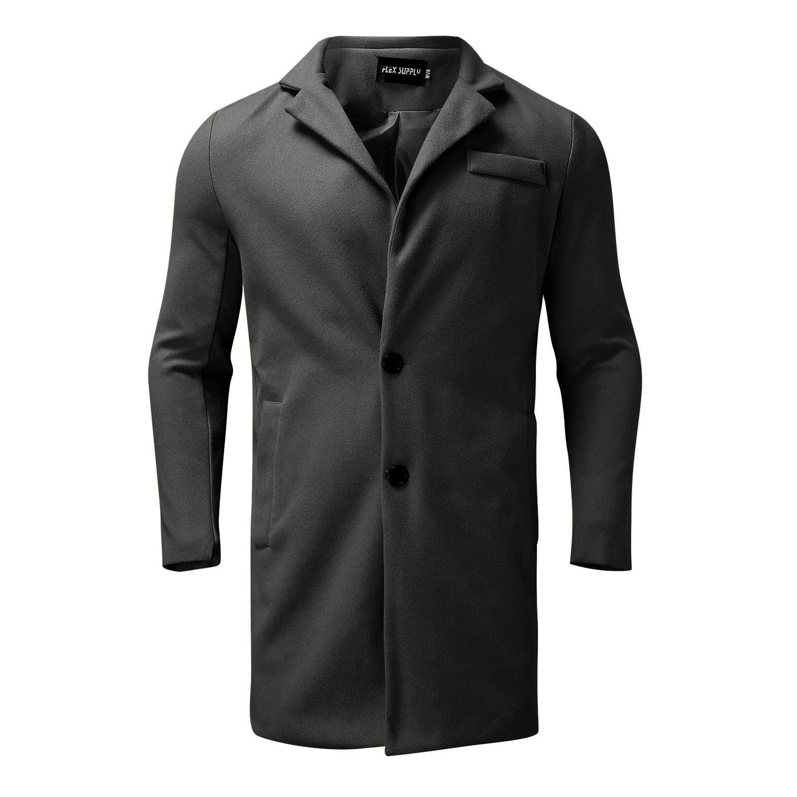 Trench Uomo Elegante Per Ufficio E Tempo Libero - Giacca Antivento Primavera/Autunno