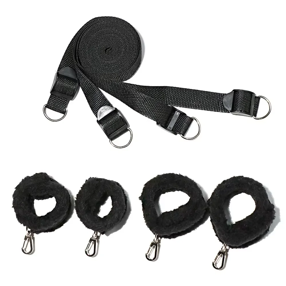 Sex Toys Bed Sex Bondage Kit Restraints Under Mattress BDSM Set Handcuff Ankle Cuffs Adult Game Toy Couples