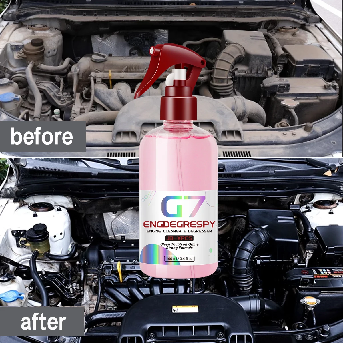 Car Engine Bay Cleaner Powerful Decontamination Cleaning Product For Engine Compartment Car Cleaning Product G7 ENGDEGRESPY