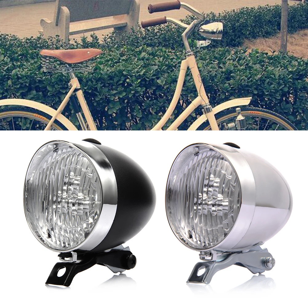 Ancien Phare De Vélo Randonneuse – Vintage, Pour Collection Ou Déco