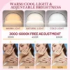 DianaBeauty Half Moon Light 35W Nail Desk Lamp U Shaped 364 LEDs Fill Light with Phone Holder Foldable Table Lamp for Nail Art 3
