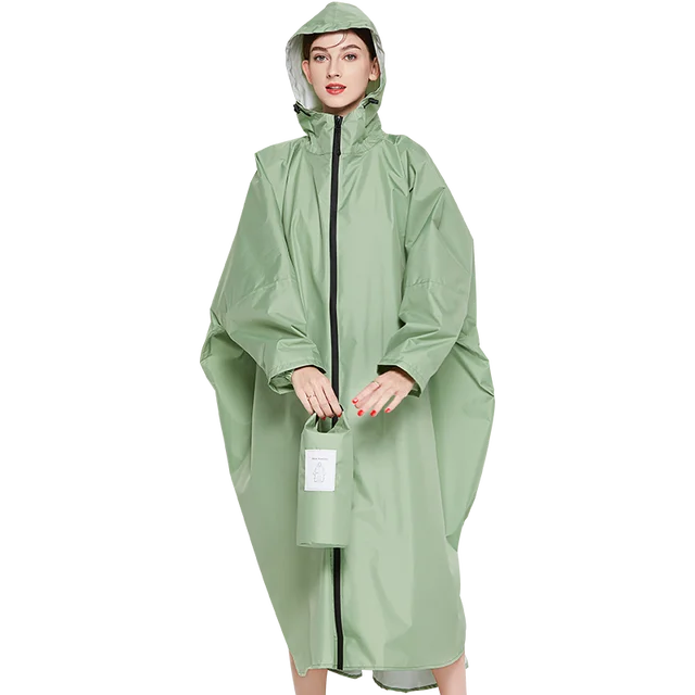 Windbreaker Esőkabát -Lemaradási Méret És Hosszú Felnőtt Férfi Női Divat Kalap, Időjárásálló Vízálló Ruházat, Ujjú - Image 5