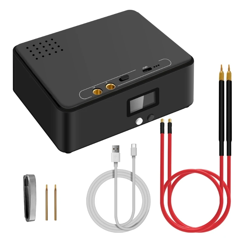 

Lightweight Handheld Spot Welder Digital Display Spot Welding Machine 5V2A Input