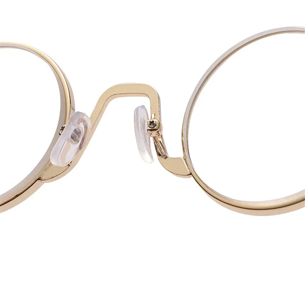 Classic Anti-blue Metal Reading Glasses Women Round Anti-fatigue Presbyopia Eyeglasses Blue Light Computer Grade Glasses