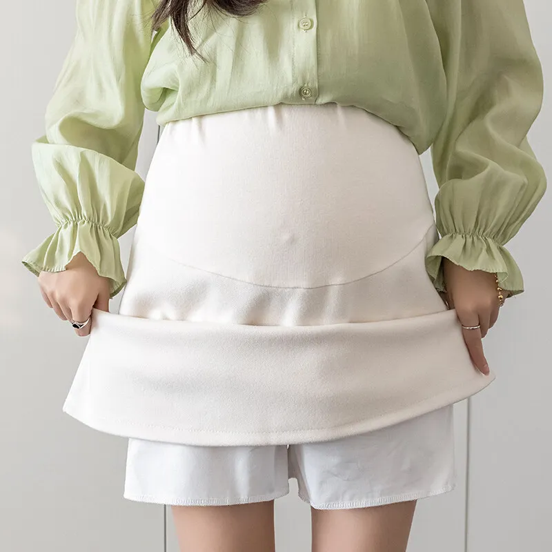 P71911# Pregnancy Skirt A Line Easy Matching Skirts Women Hip Skirt Slim Maternity