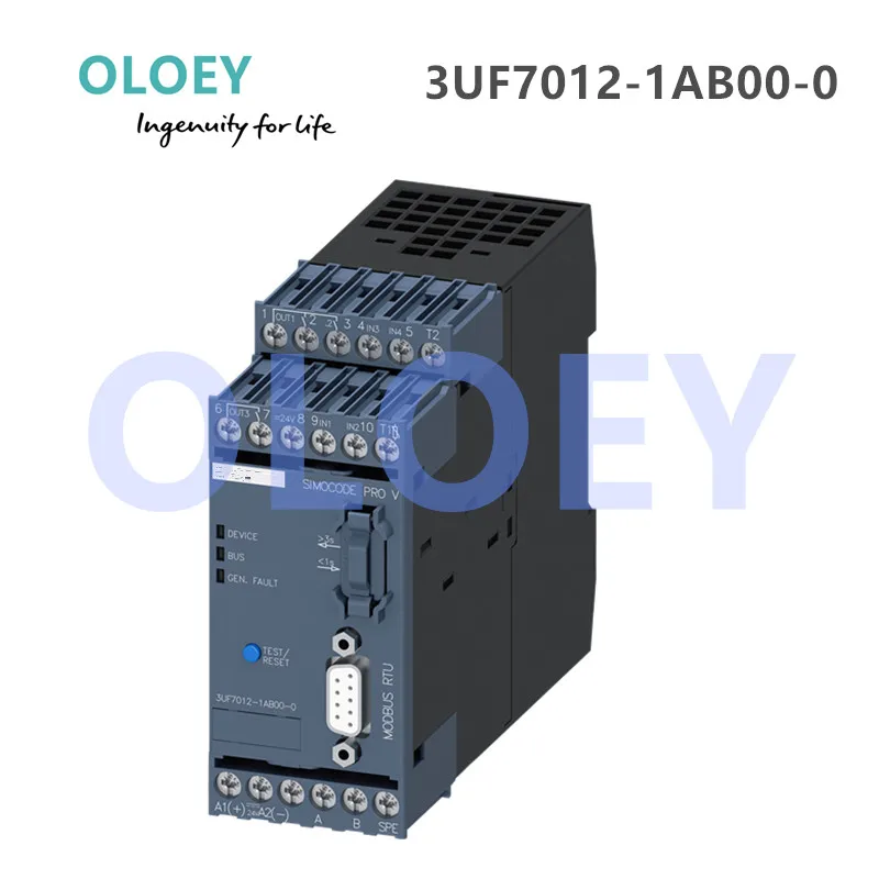 

3UF7012-1AB00-0 3UF7012-1AU00-0 3UF7013-1AB00-0 3UF7013-1AU00-0 SIMOCODE pro Modbus RTU EtherNet/IP