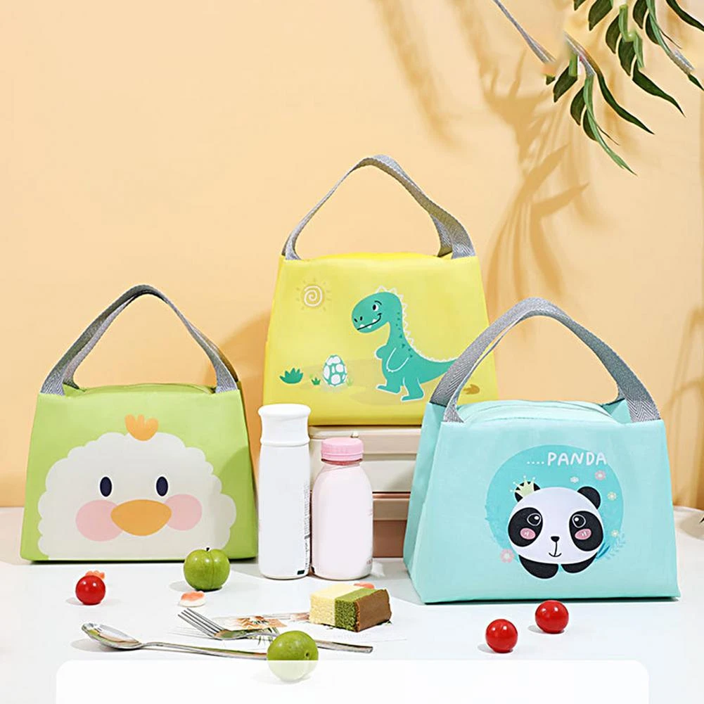 Fiambrera portátil con cremallera para mantener calor, bolsa de transporte con frío, excelente| | -