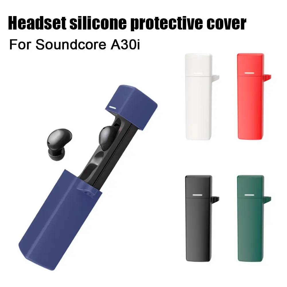 

Защитный чехол для наушников Soundcore A30i, силиконовый защитный чехол и отделение, пылезащитный противоударный зарядный аксессуар P7Q7