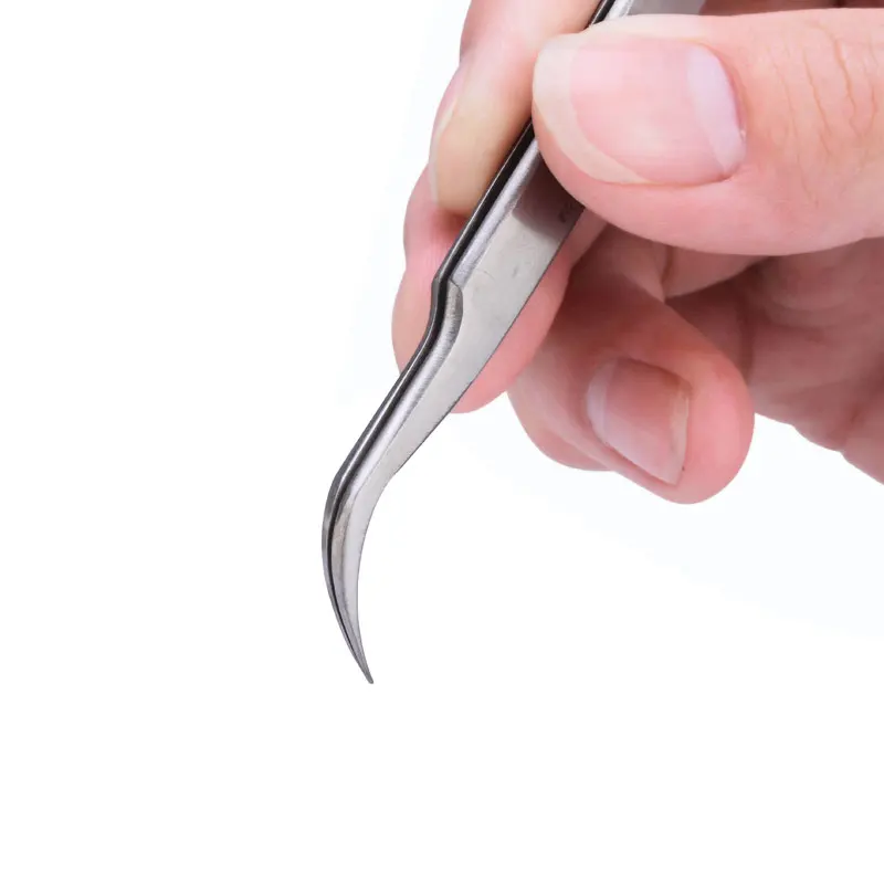 VETUS ST Series stainless steel tweezers false eyelash extension tweezers eyebrow lash watchmaker handset maintenance tools
