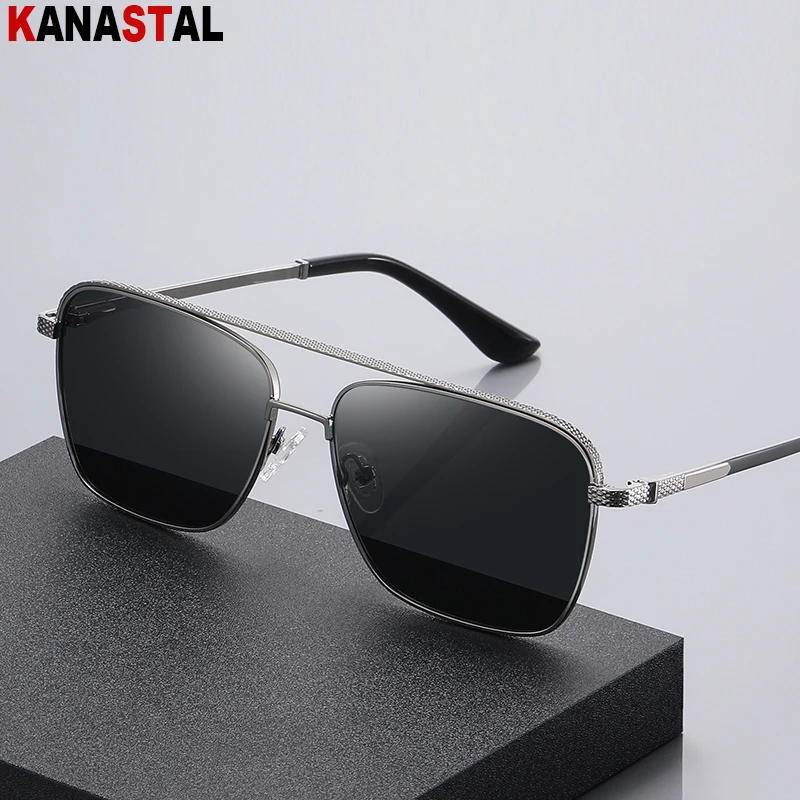 MensPolarizedSunglassesUV400AntiGlareSunGlassesMaleMetal
