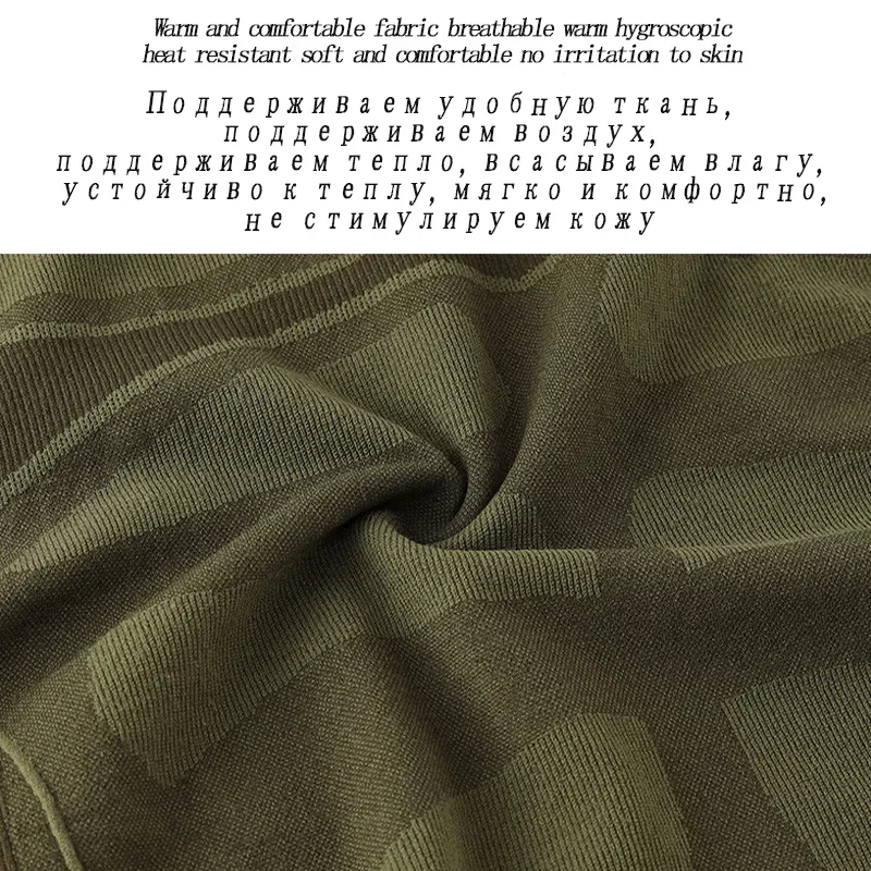 Men Seamless Sight Tactical Thermal Underwear Winter Sets Compression Fleece Function Training  Thermo Underwear Long Johns