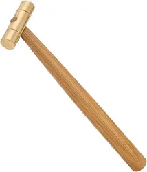 Artisan Brass Head Hammer with Hardwood Handle - Ideal (BTG01 - 16728)