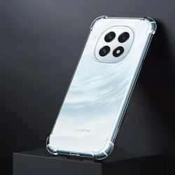 Airbag Clear Silicone Phone Case with Lens Protection for OPPO F29 Pro (Clear)