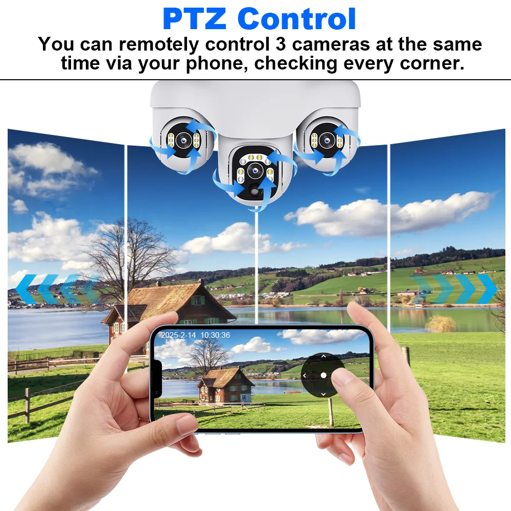 4G V380 15MP ソーラー防犯カメラ V380屋外デュアルレンズ4mpWiFiソーラーバッテリー駆動カメラ