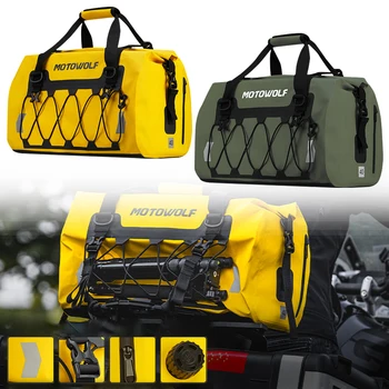 Motorcycle Rear Seat Bag Waterproof Bag 40L 66L 90L Motorbike Dry Duffel Bag for Travel,Motorcycling, Cycling,Hiking,Camping 1