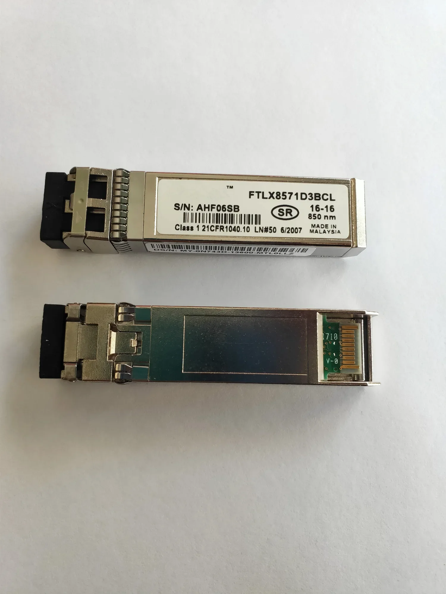 Del/Module10GB SFP/FTLX8571D3BCL/0N743D/bcm57810S 10g sfp fiber switch/10g fiber adapter/10g sfp module/Transceiver sfp