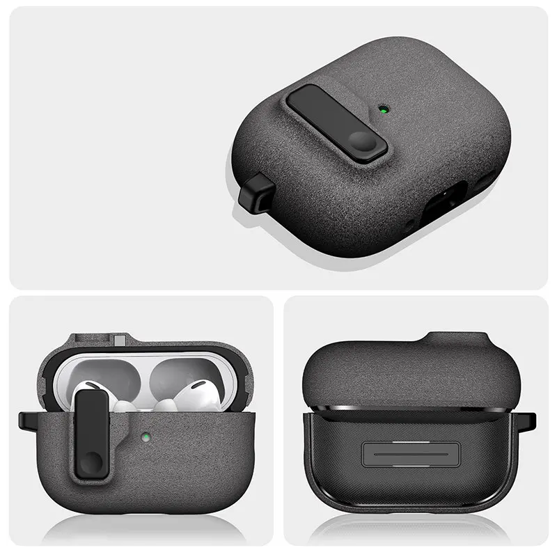 Shockproof Locking Case with Lanyard and Keychain