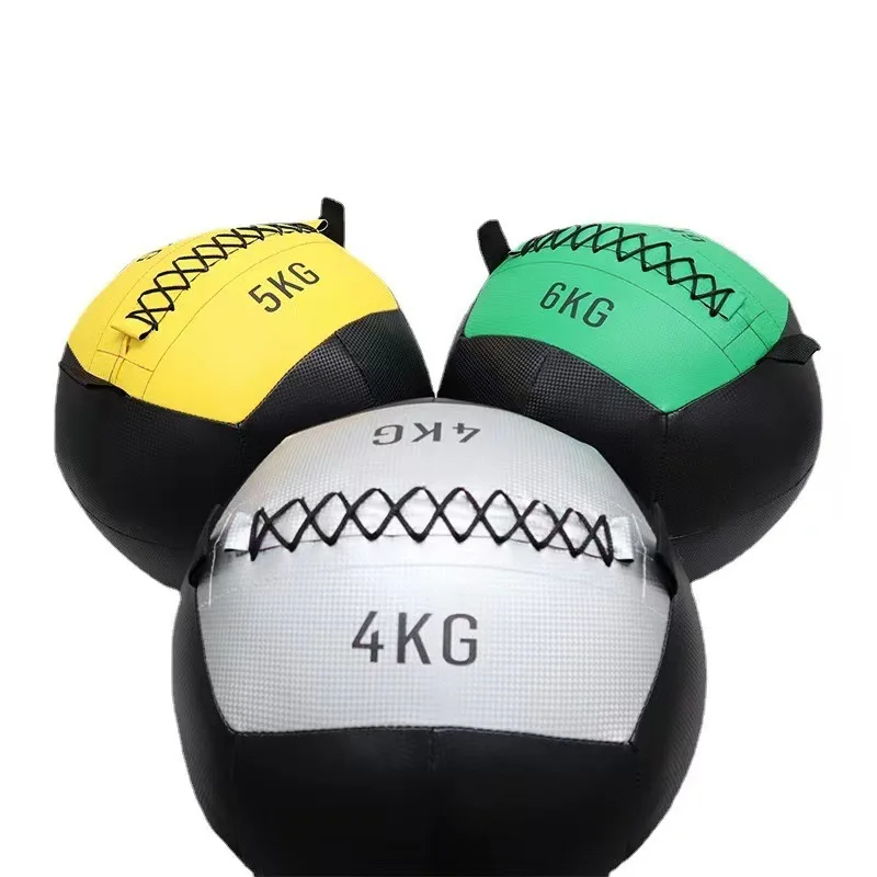 1 2 3 4 5 6 7 8 9 10 11 12 13 14 KG Weightlifting Gym Fitness Exercise PVC Wall Balls Soft Medicine Ball