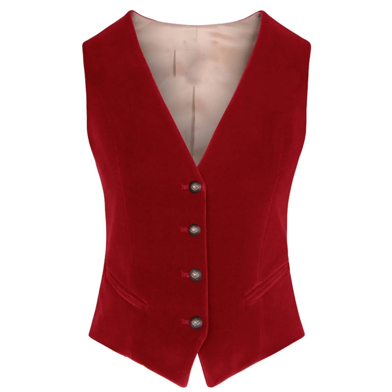アウターその他 MSGM Woman Waistcoat Red 3841MDW01257106 18 MSGM(エムエスジイエム) アウターその他(レディース) - 海外通販