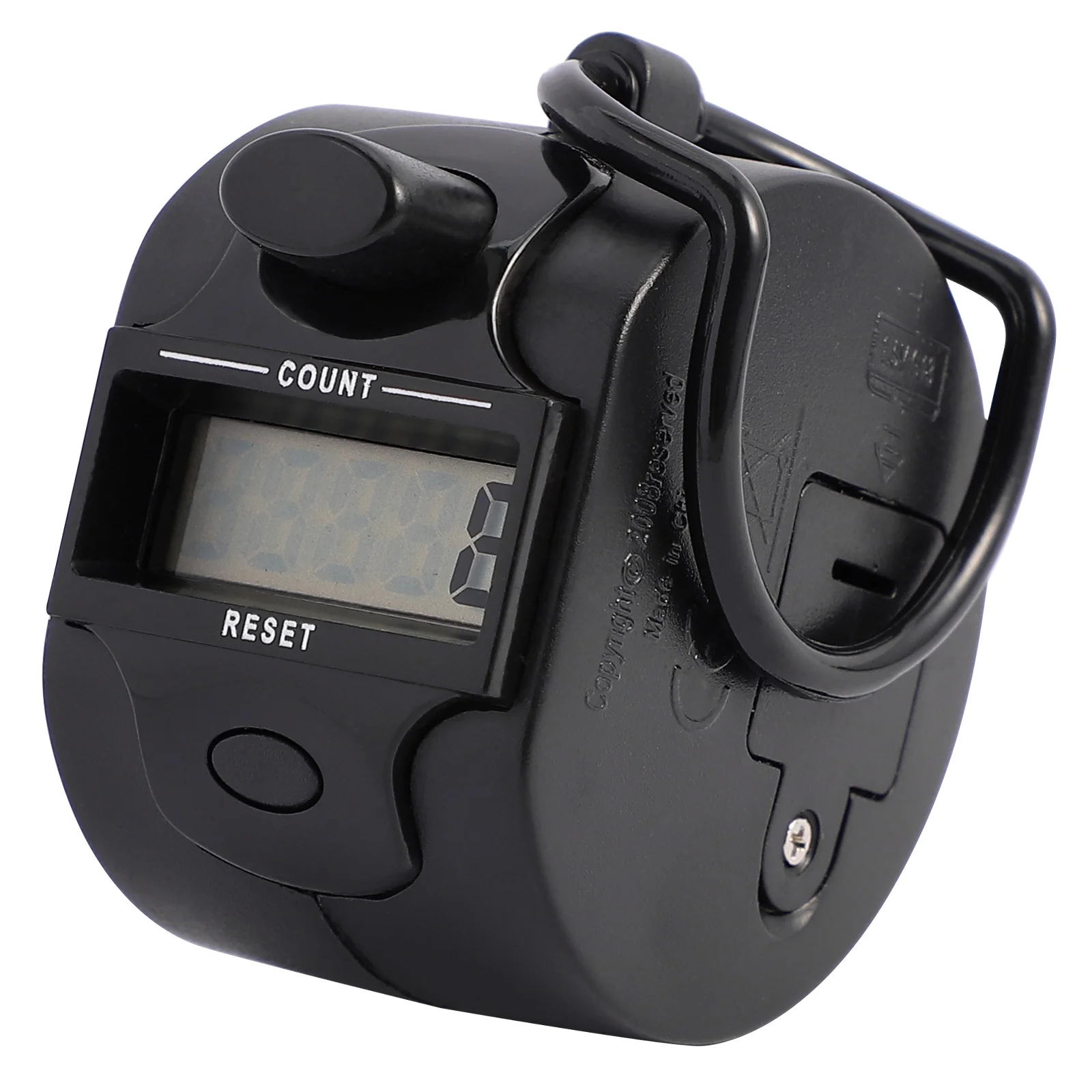 

Manual Electronic Counter Hand Held Push Precision Pedometer 5-Digit Number Clicker Counter Tool Sports Gadget Sports Supplies