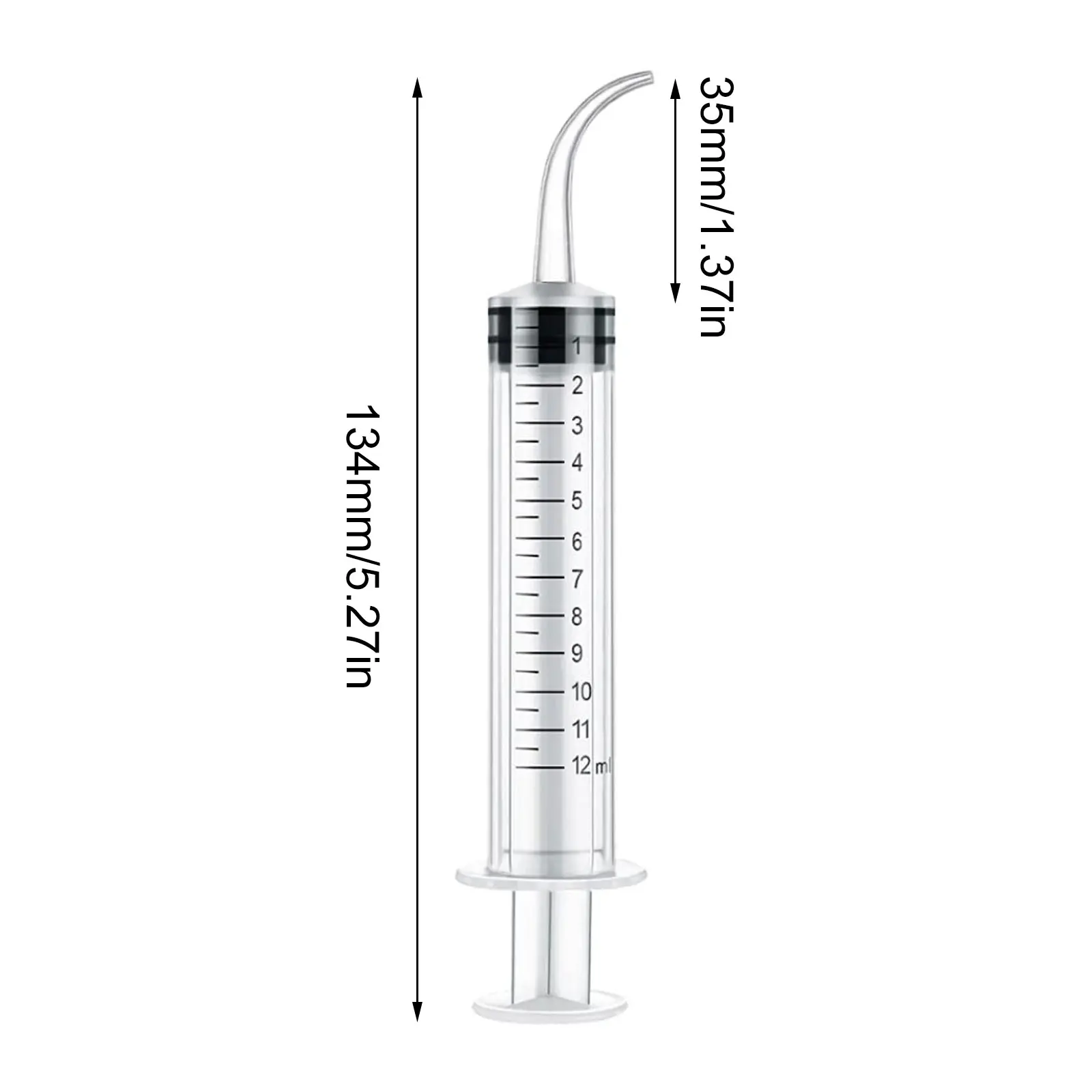 2pcs Syringe Bird Feeding Breast Feeding Medicine Feeder 12ML Plastic Syringe Poultry Parrot Feeding Syringe Needleless Syringe