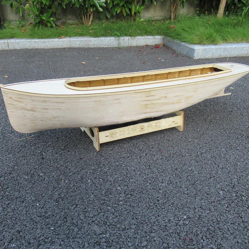100CM Open Hatch DIY Handmade Boat Wooden Steamboat Kit Model Assembly Ship Board Partsces 3