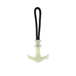Set of 5 Luminous Anchor Zipper Pulls - User - Friendly and Durable Jacket & Backpack Accessories (Luminous)