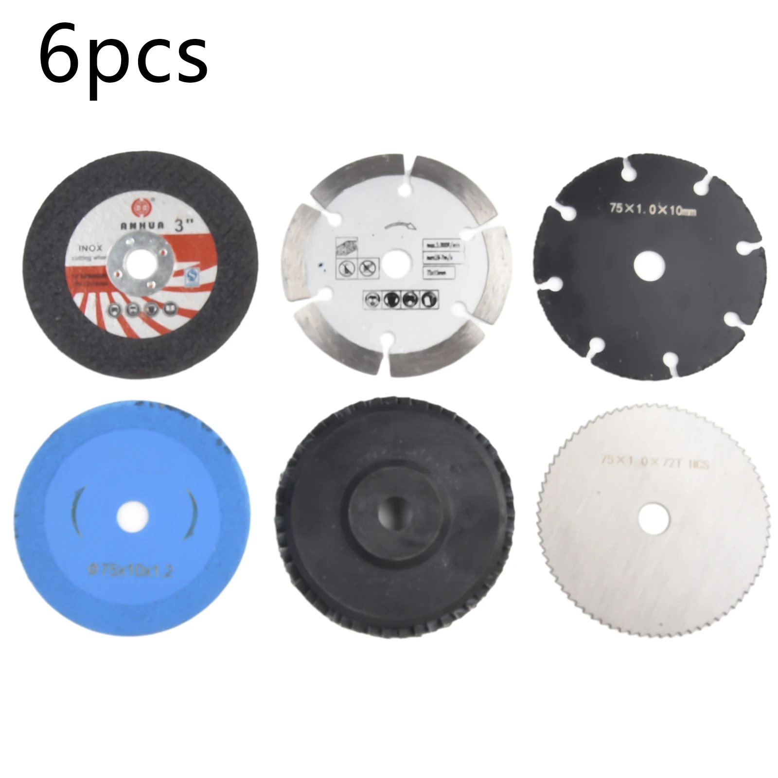 

Angle Grinder Attachment None 3 Inch 75mm Angle Grinder 5Pcs 75mm/3 Inch Carbite Cutting Disc Composite Corundum Abrasive