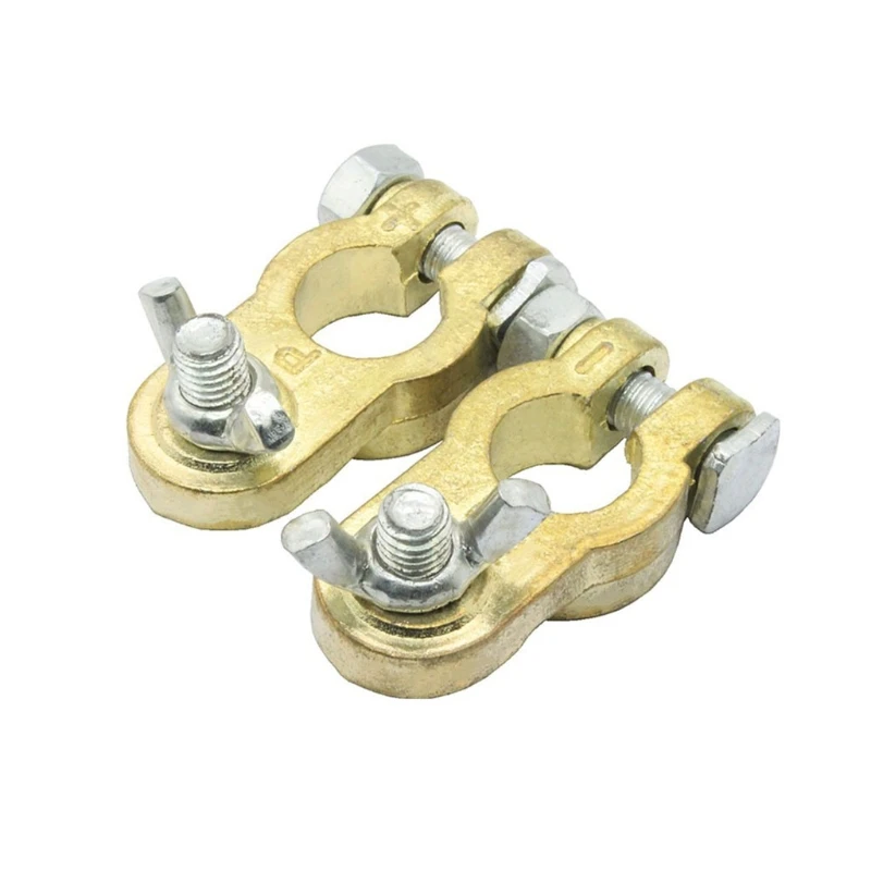 

2Pcs Auto Battery Terminals Car Cable Connector Replacement Wire Clamp Terminal Universal Car Accessories LX0E