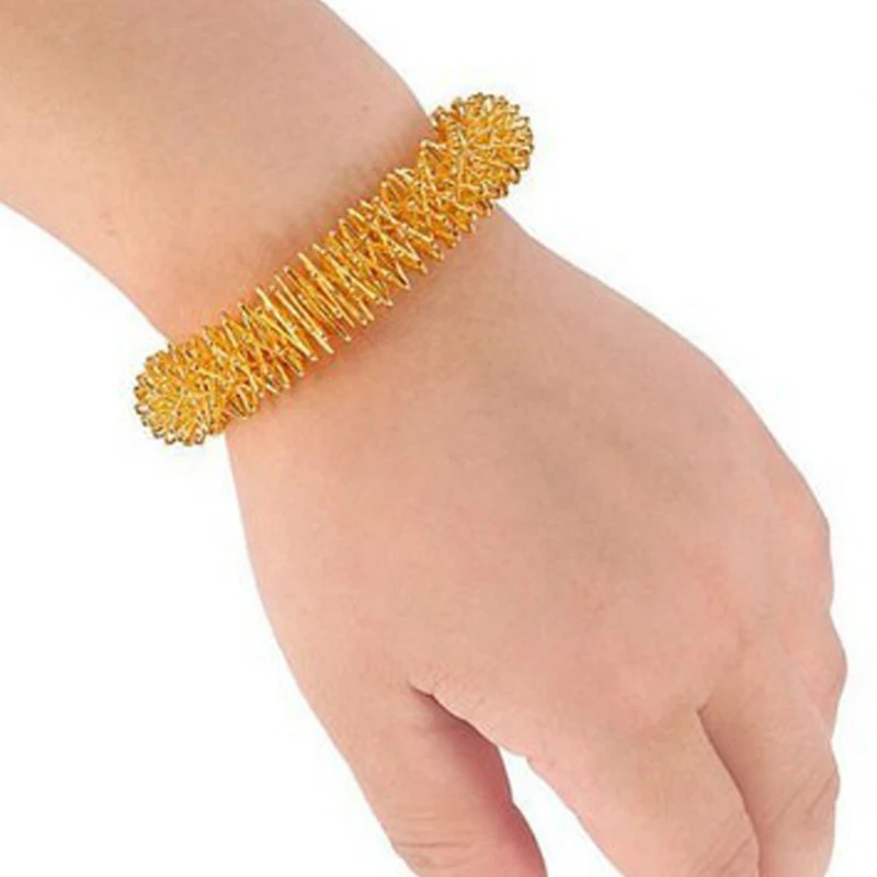 Anxiety Bracelets Acupressure Ring 2PCS Occupational Therapy Autism Relaxing Toys Juguetes Sensoriales Para Autistas
