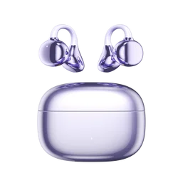 Wireless Bluetooth Earbuds with Noise Cancellation and Touch Control (Purple)