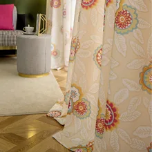 Rideaux de couture en coton et lin, ombrage Pastoral américain, pour salon, salle à manger, chambre à coucher