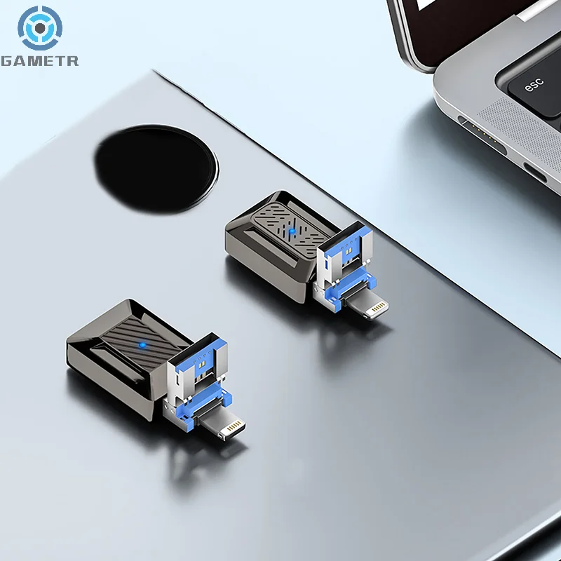 

3 в 1, складной адаптер OTG Type-C «Мама»-USB «папа»
