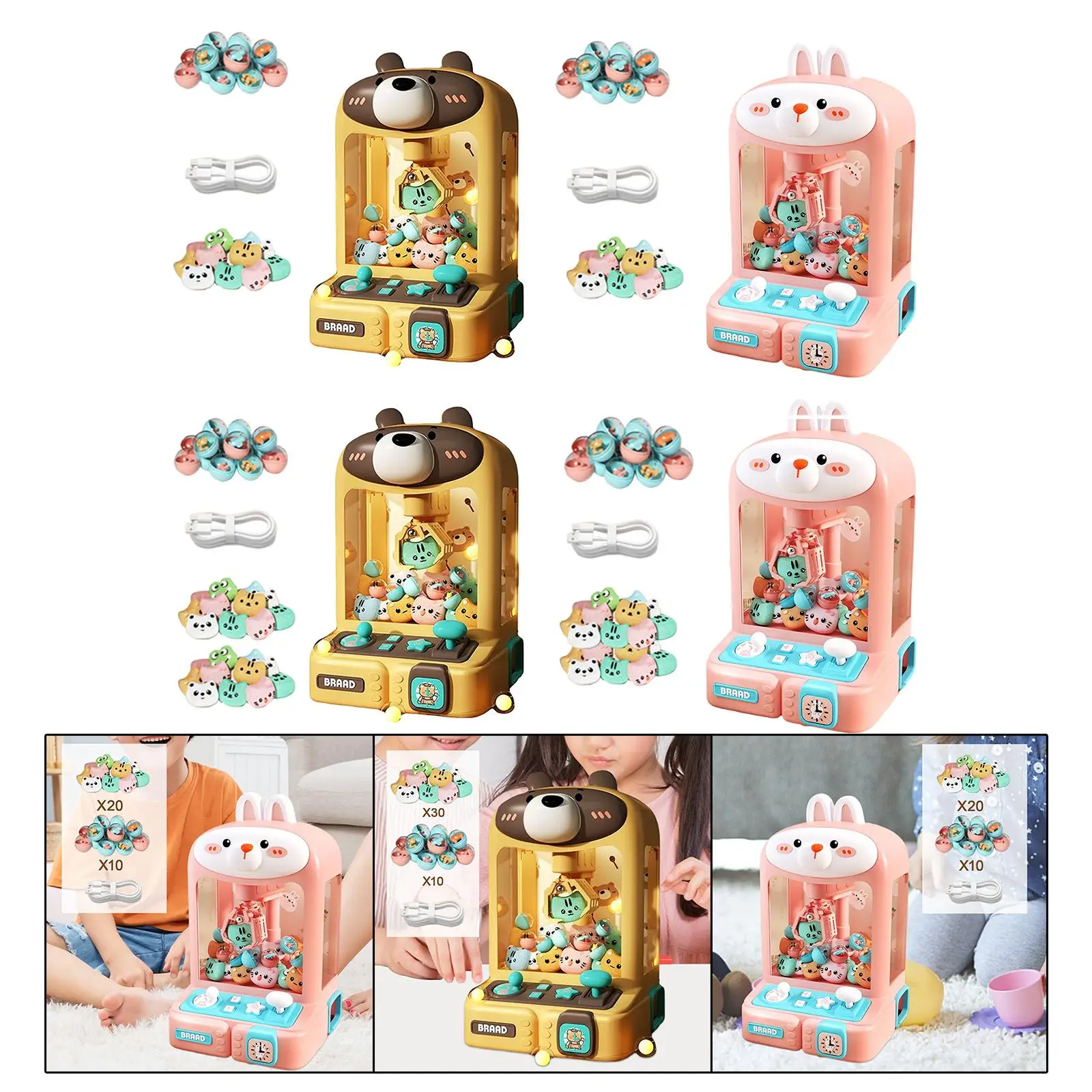 Claw Game Machine, Doll Machine, Mini Vending Machines Gifts 3