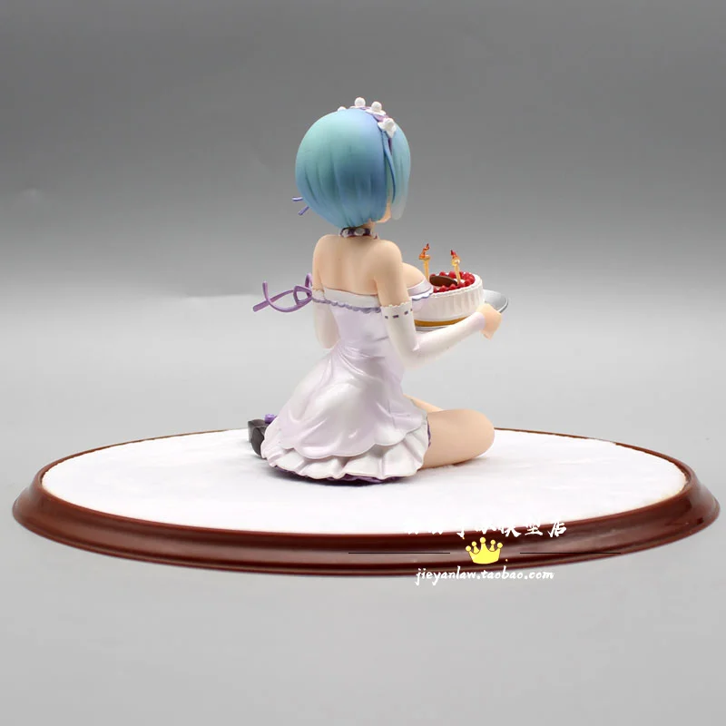 13cm Action Figure Re:life In A Different World From Zero Rem Re Zero  Birthday Cake Ver. PVC Collection Model Toy Birthday Gift - AliExpress