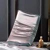 22 Momme 6A 100% Mulberry Silk Pillowcase for Latex and Memory Foam Pillow Solid Cushion Cover Hair Skin Protect Decorative Case 4