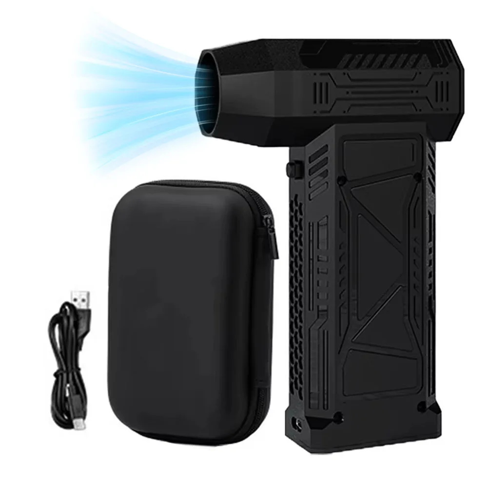 150000RPM Powerful Air Blower Mini Turbo Fan USB Rechargeable Electric Air Duster High Speed Duster-Gun Cleaning Tool
