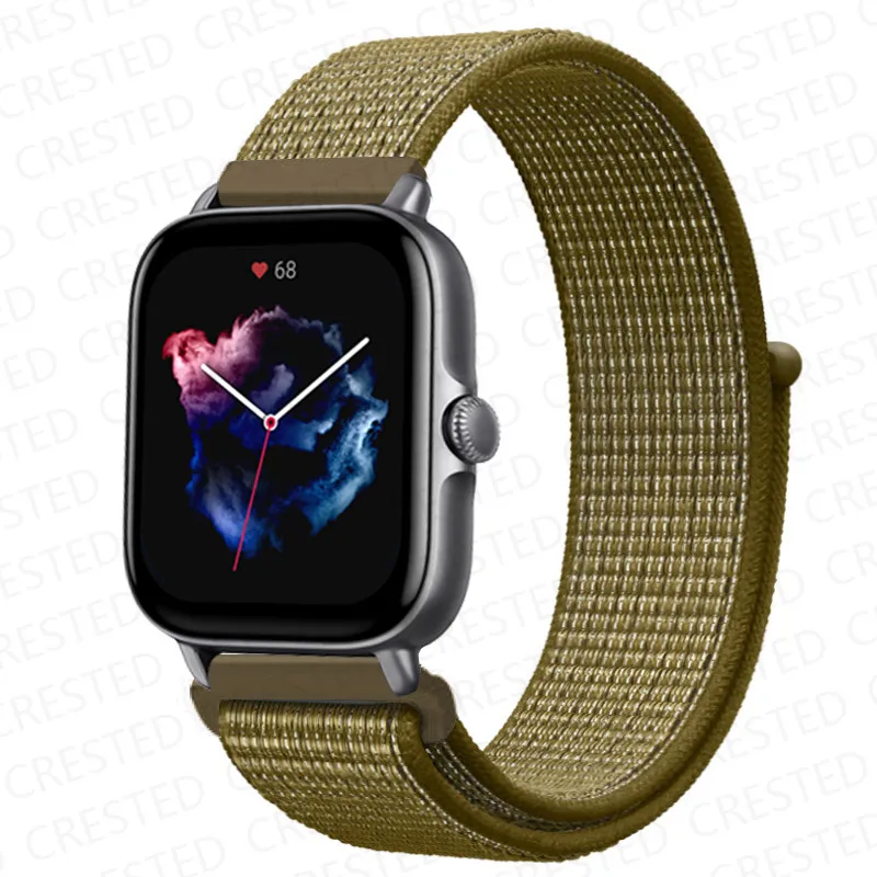 Nylon Sport Watch Band Bracelet - 20mm/22mm Adjustable Strap