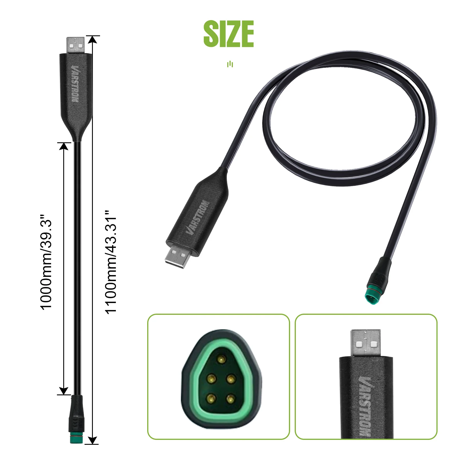 Haofy Programming Cable, Electric Motor USB Programming Cable for Bbs01 Bbs02 Bbs03 Bbshd Mid Drive Motor Kit