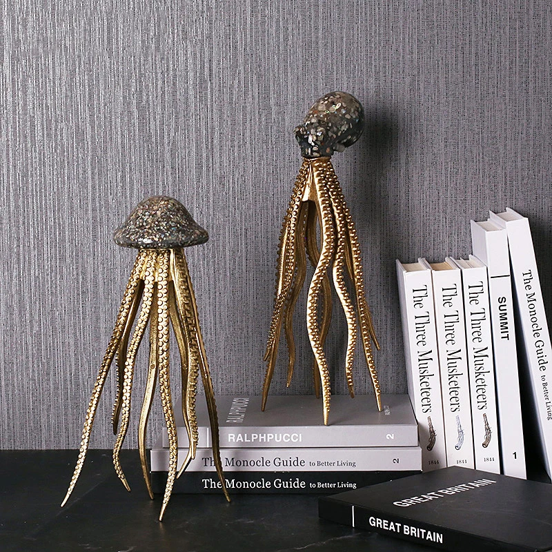 

Octopus ornaments are light, luxurious, and minimalist in design. Home crafts, living room, entrance, sample room, soft resin