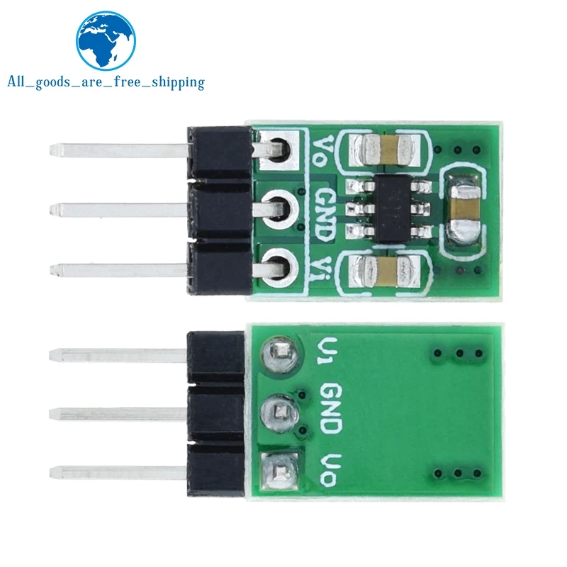 TZT Mini 1.8V 3V 3.7V 5V to 3.3V Boost & Buck Low Noise Regulated Charge Pump 2 in 1 DC/DC Converter