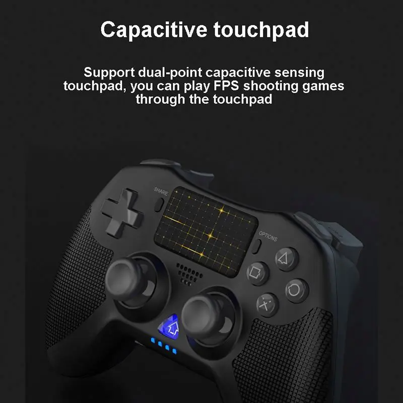 PS 4 ̽ƽ   Ʈѷ, Led ǥñ ܼ Ʈ ڵ PS4 /Ps3/ȵ̵