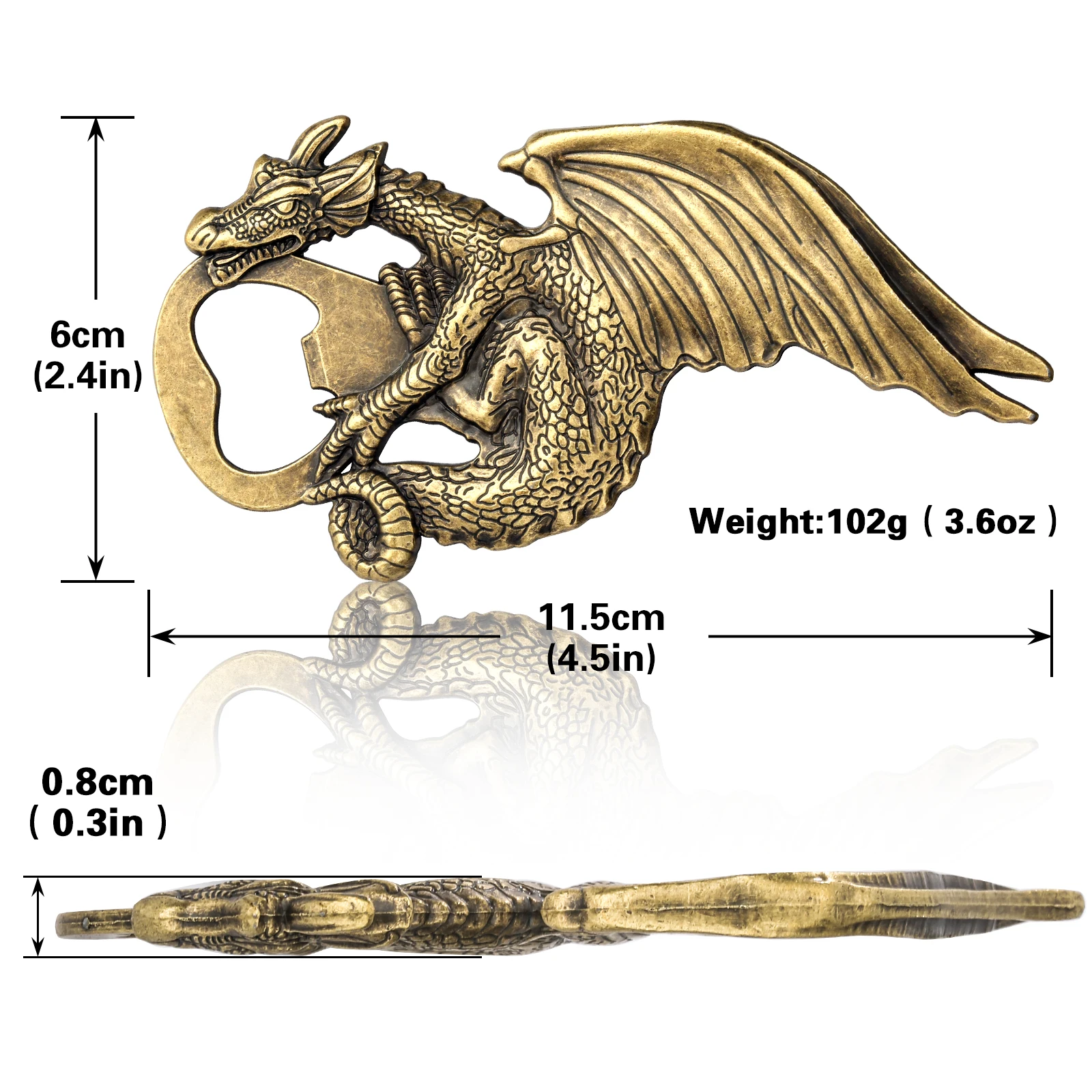 Vintage Dragon Bottle Opener Original Bottle Opener Gadget Party Bar A