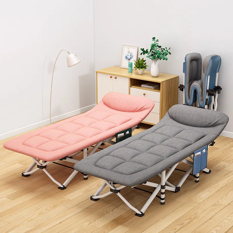 Office folding bed Adult household single recliner Easy and portable