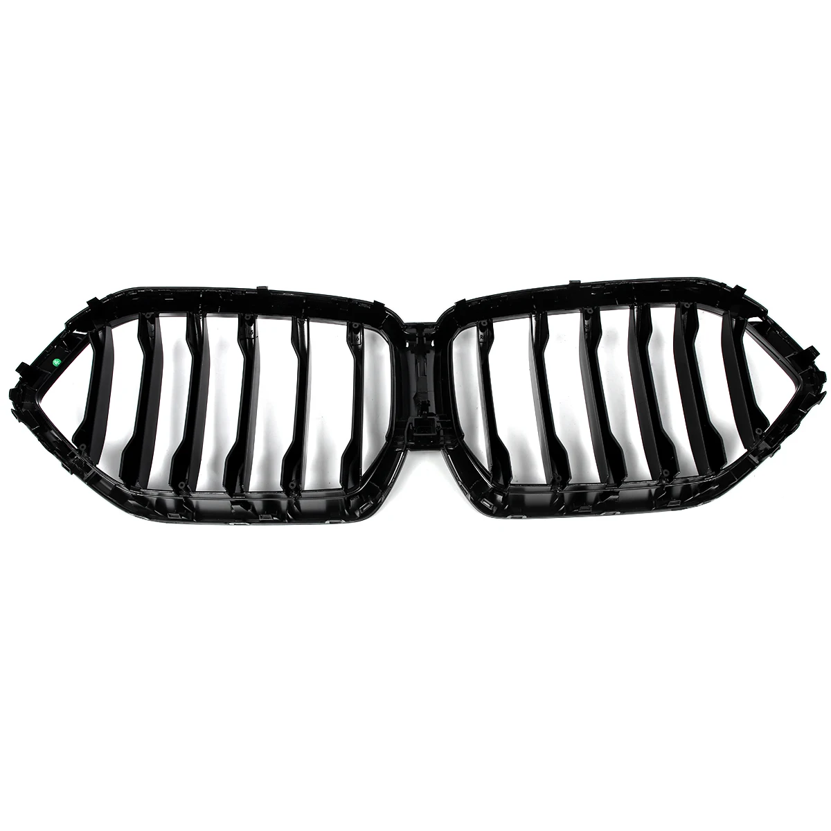 Für BMW X6 G06 X6M F96 2020 2021 2022 2023 Einzellatte Frontstoßstange Nierengrill Mittelgitter Glänzend Schwarz Magickit – Detail 10