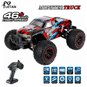 Hot Bee Remote Control Car High Speed RC Cars, 1:10 Scale 46KM/H 4WD Off  Road Monster Trucks,Christmas Gift for Boys Adults