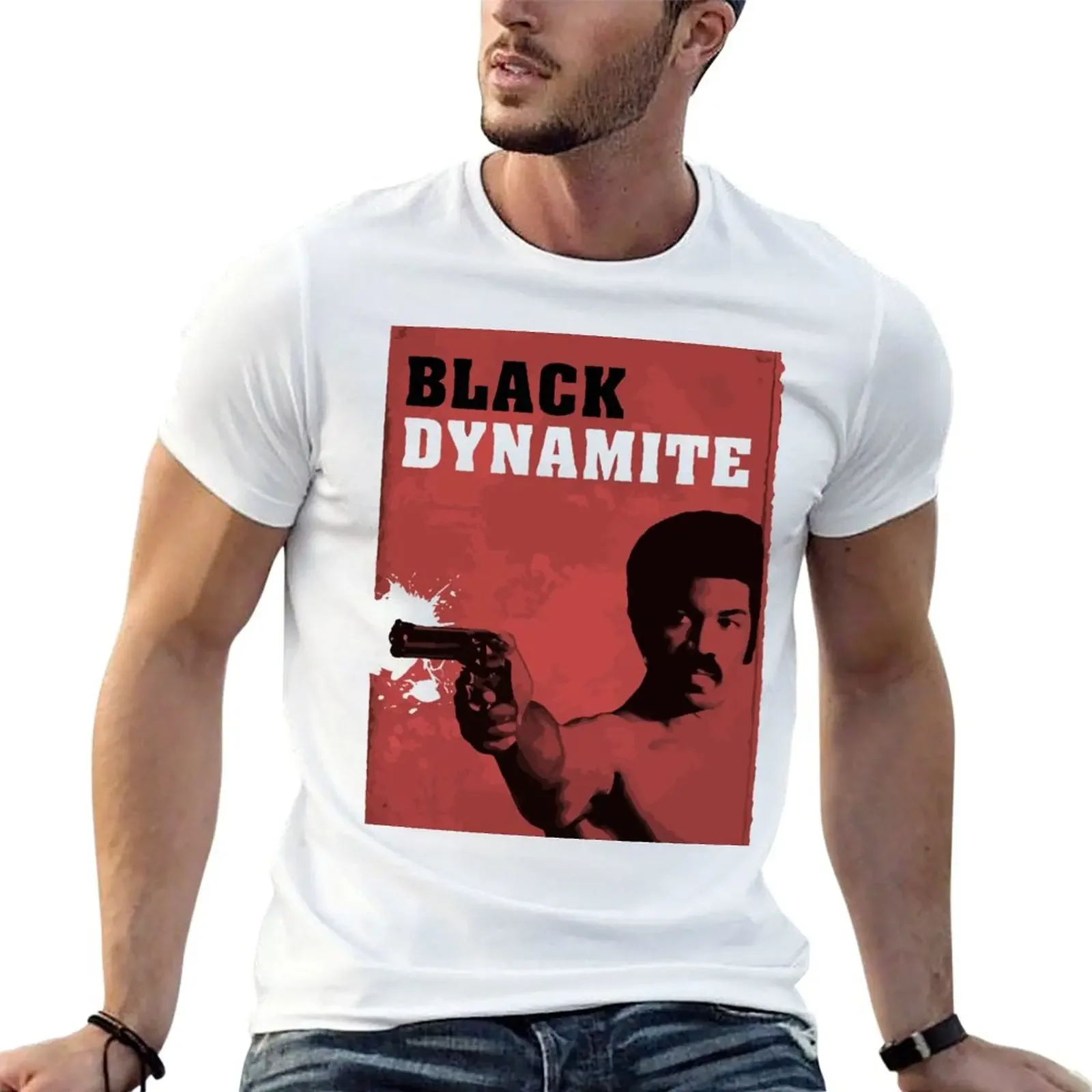 

Black Dynamite T-shirt vintage heavyweights anime clothes mens clothing