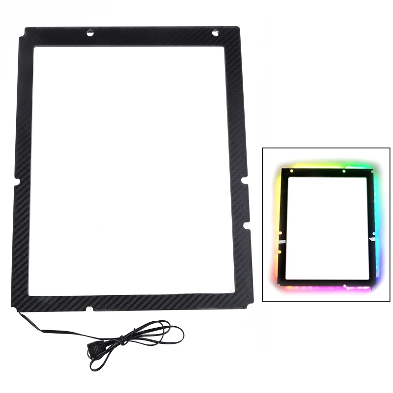 

Задняя панель материнской платы RGB Светоизлучающая задняя панель 5 В 3-контактный ARGB Декор для рабочего стола